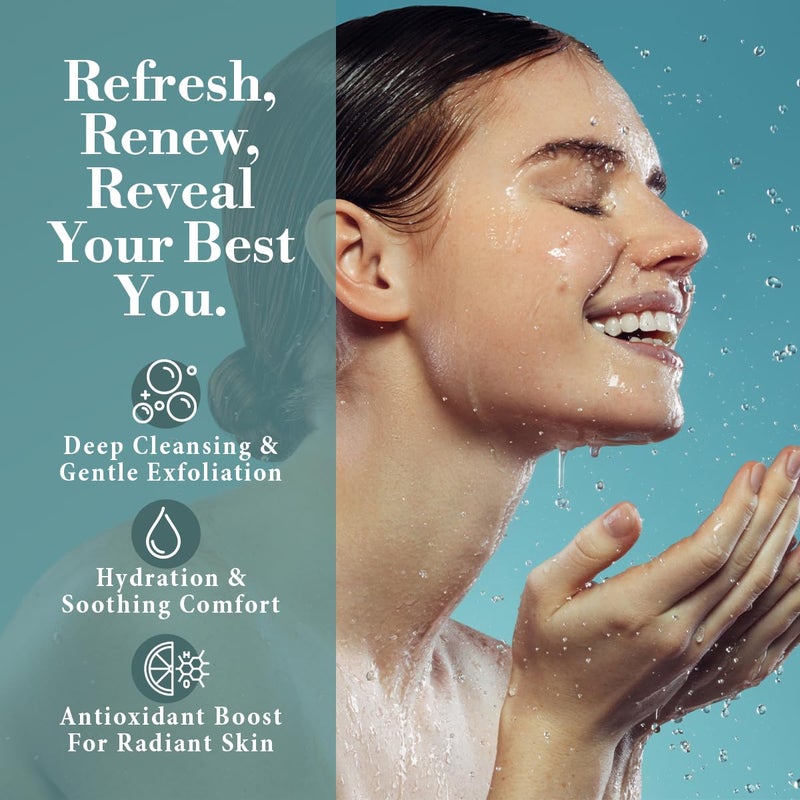 Repechage Hydra Medic Gentle Exfoliating Face Wash for Oily & Problem Skin â€“ Daily Foaming Gel Cleanser with Salicylic Acid, Laminaria Digitata Seaweed, Aloe Vera, Tea Tree Oil & Green Tea â€“ 6 fl oz - Image 2